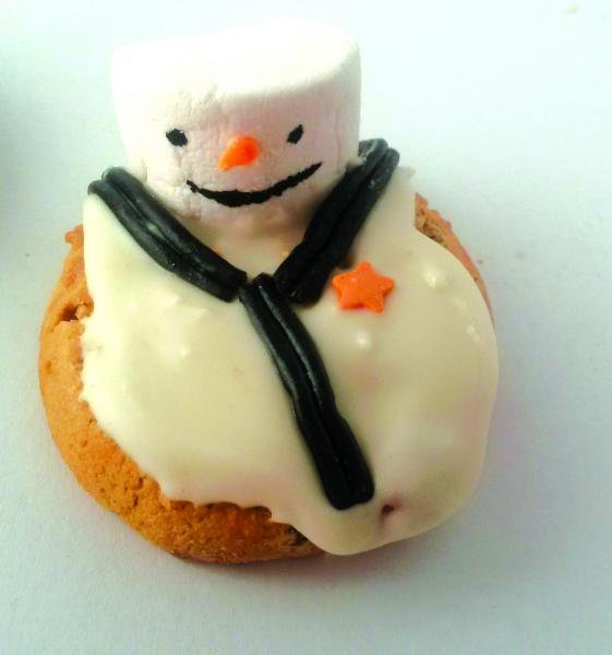 olaf snowman melting cookies kids party idea