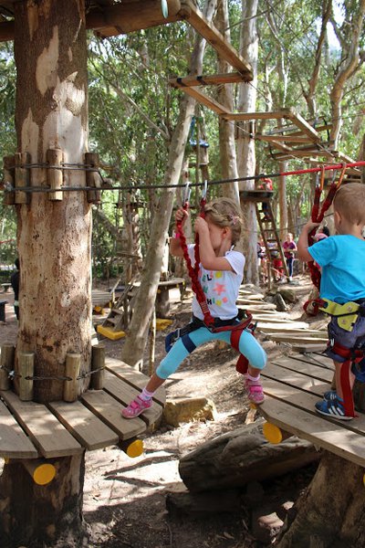 Outdoor adventure play park | Acrobranch | Things to do with Kids South Africa