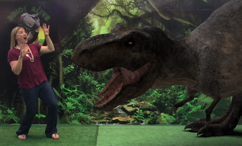 Dinosaurs in Augmented Reality at Cape Gate | Northern Suburbs | Things t