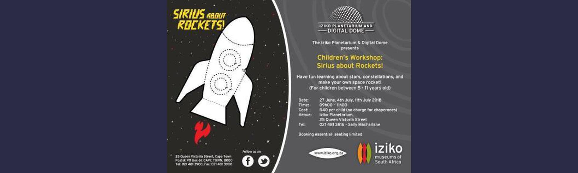Children’s Workshop Planetarium - Sirius about Rockets!