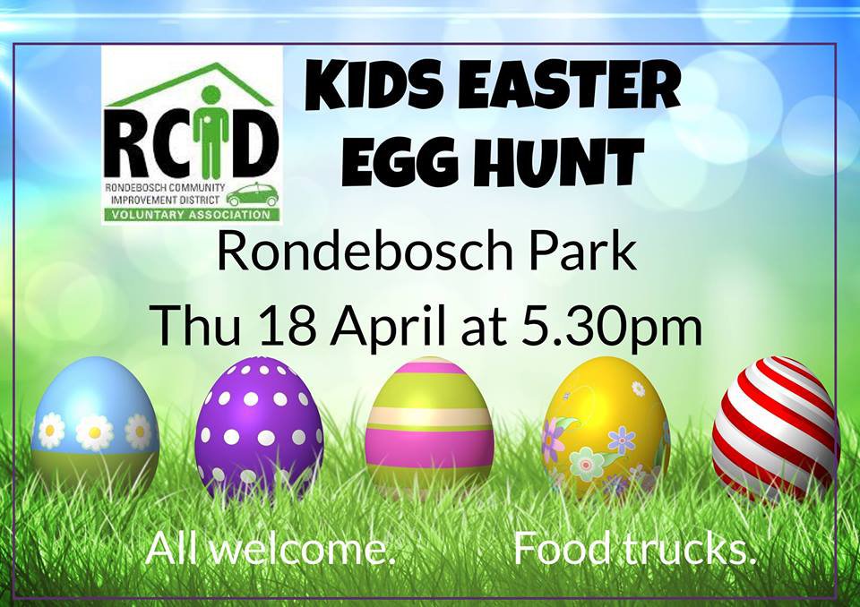 RCID Easter egg hunt- Rondebosch Park