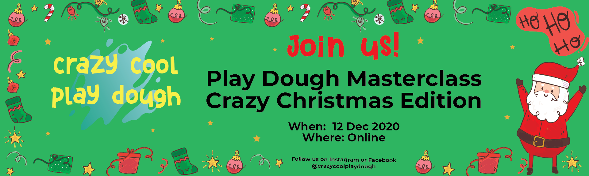 Play Dough Masterclass - Crazy Christmas Edition