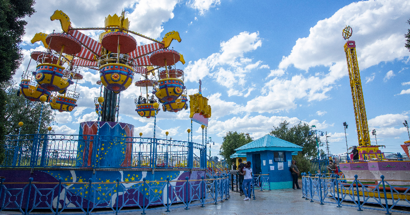Thrills of rides at Pocket Park
