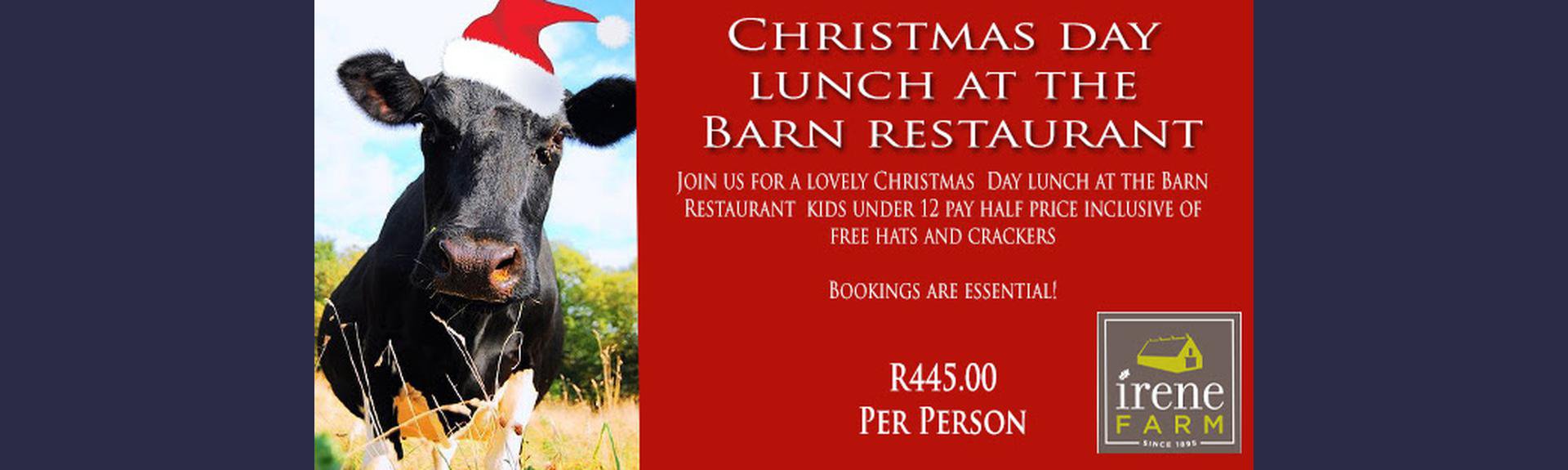 Christmas Day Lunch at The Barn Restaurant