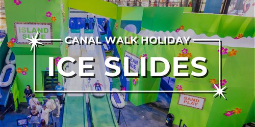 Canal Walk Holiday Ice Slides inspired by Disney | Summer 2024-2025