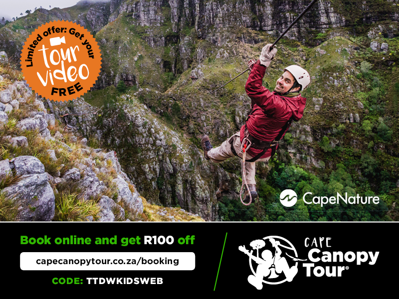 Cape Canopy Tour Discount Voucher| Unique gift ideas| Things to do With Kids