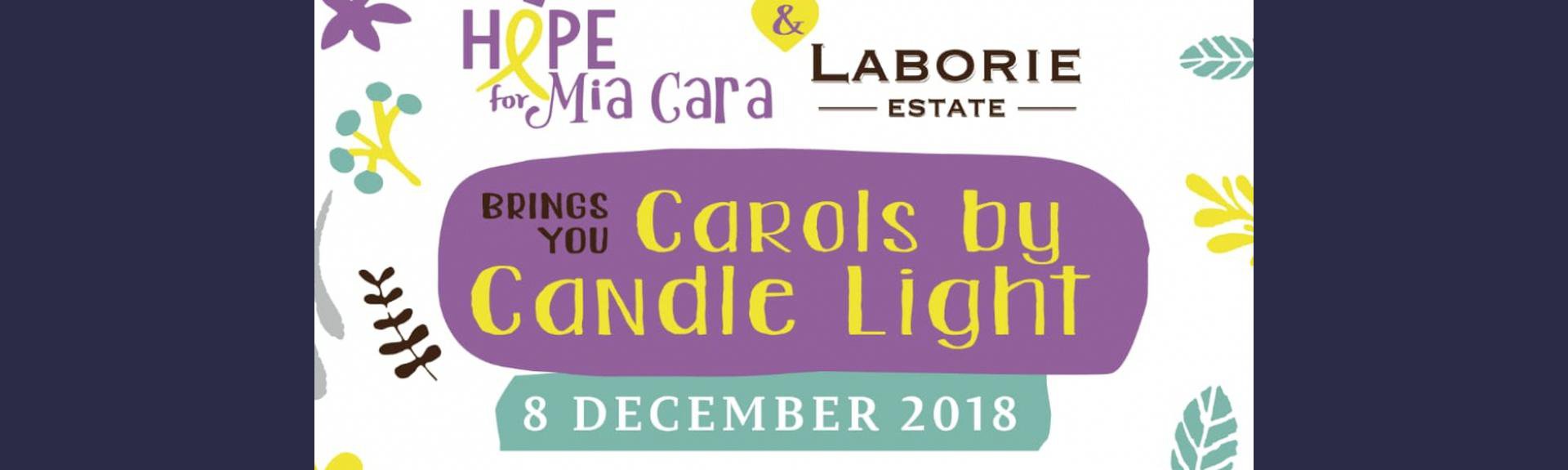 Hope for Mia Cara Carols by Candle Light