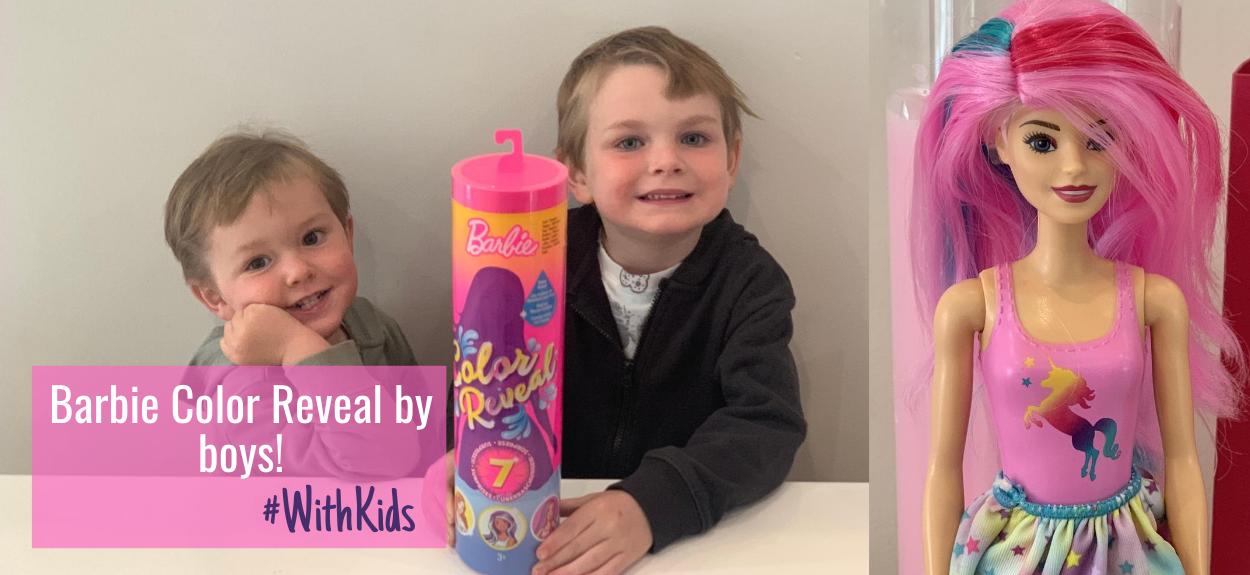 Barbie Color Reveal by Boys!, Mattel, Things to do With Kids