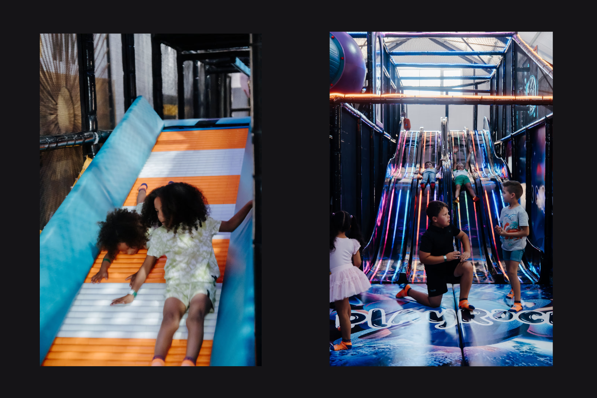 Playrock slides