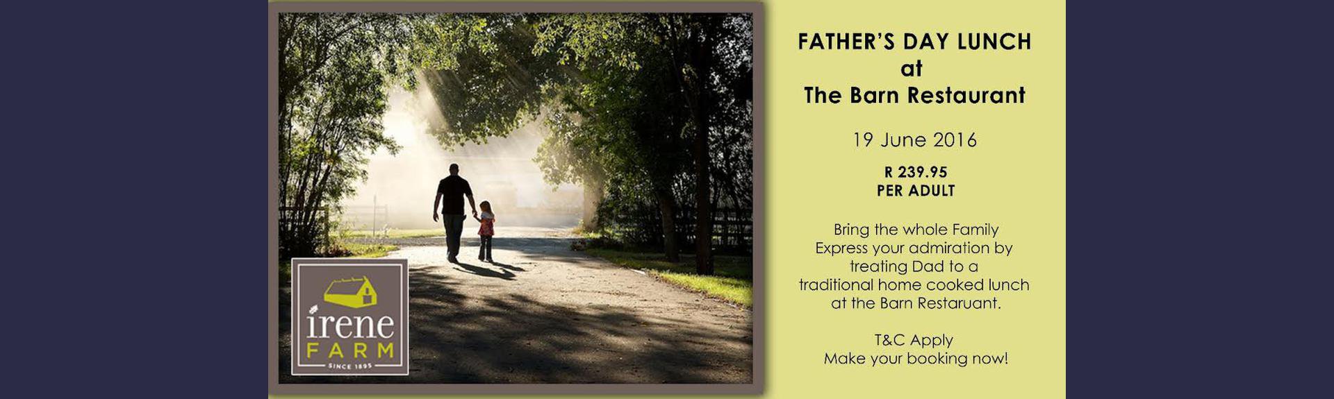 Father’s Day Lunch Buffet at The Barn Restaurant