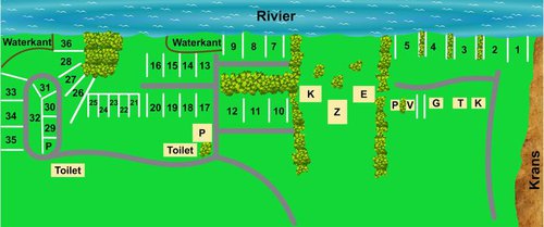 Klipkrans campsite map