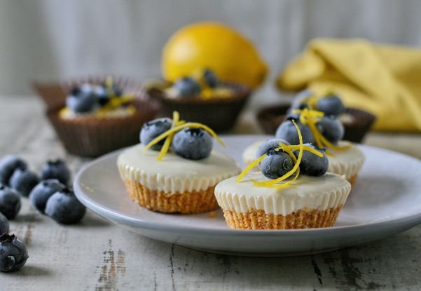 Mini Lemon and Blueberry Cheescake Recipe