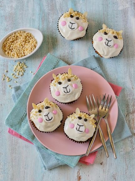 Llama Party Muffins with Cream Cheese Icing | Recipe | Things to do With Kids