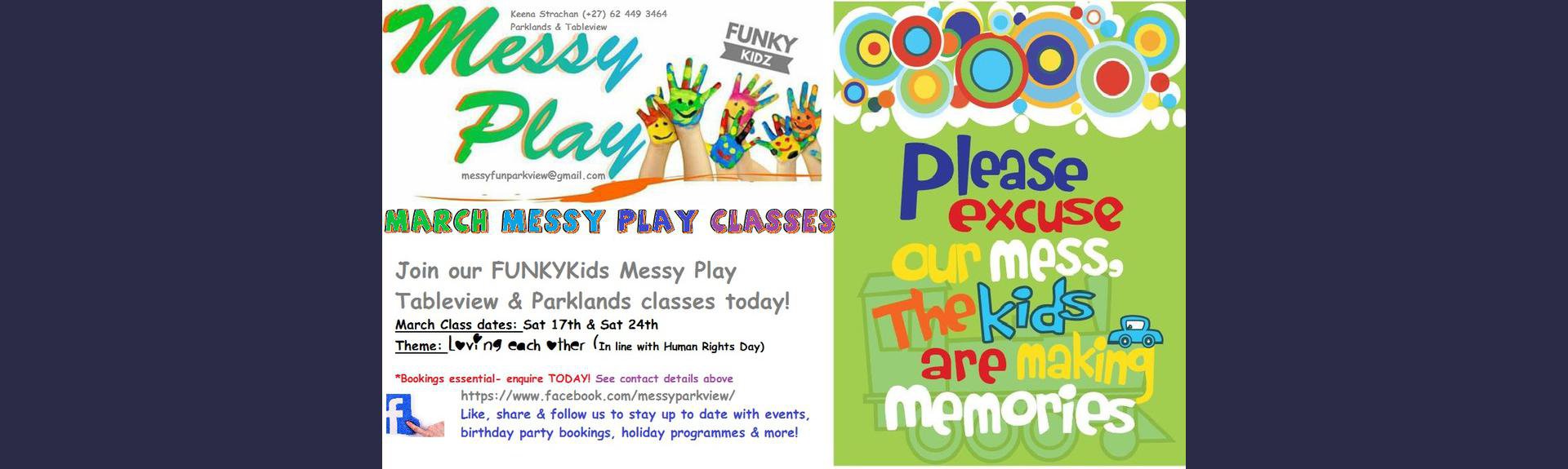 Parklands & Tableview Messy Play March class 2