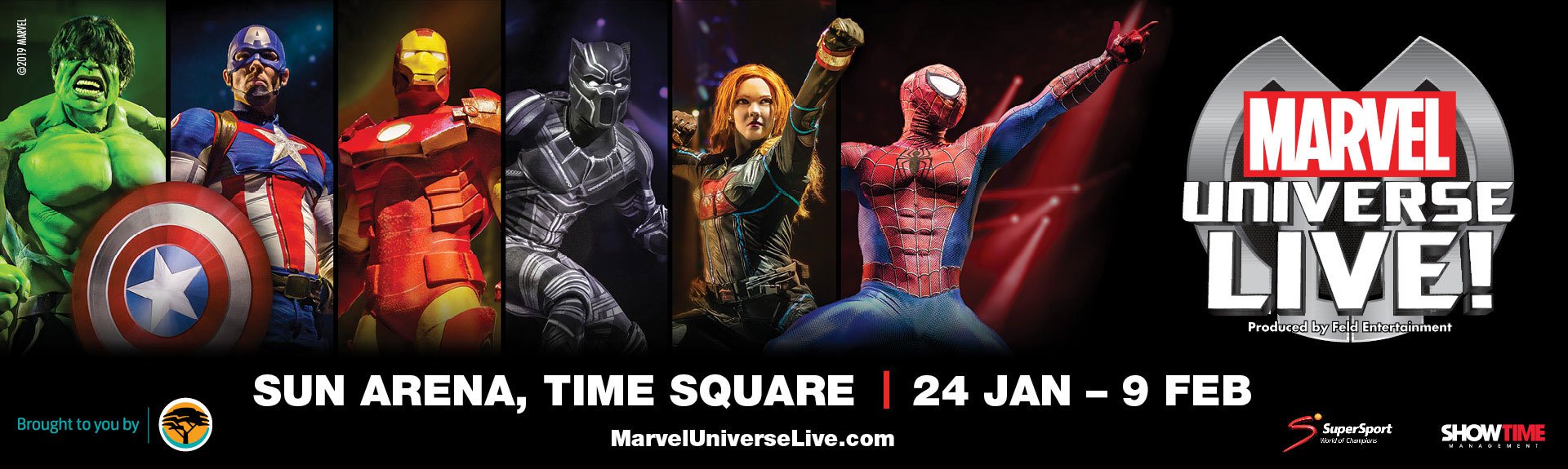 Marvel Universe Heads to SA | Pretoria | Shows | Things to do With Kids