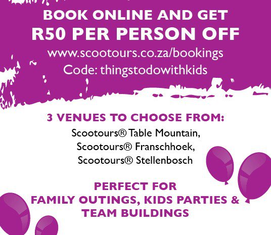 Scootours voucher R50 Off