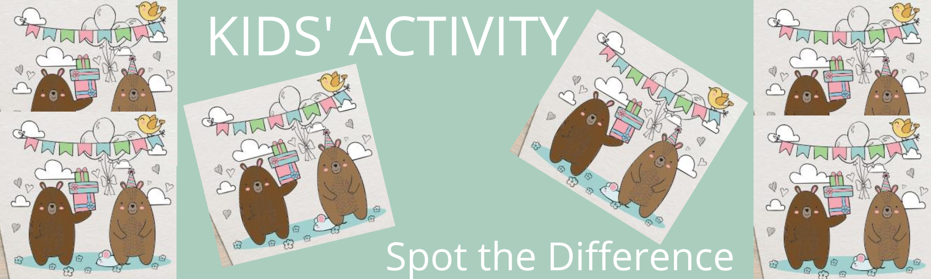 Kids Activity, spot the difference