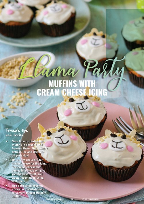 Llama Party Muffins with Cream Cheese Icing | Recipe | Things to do With Kids