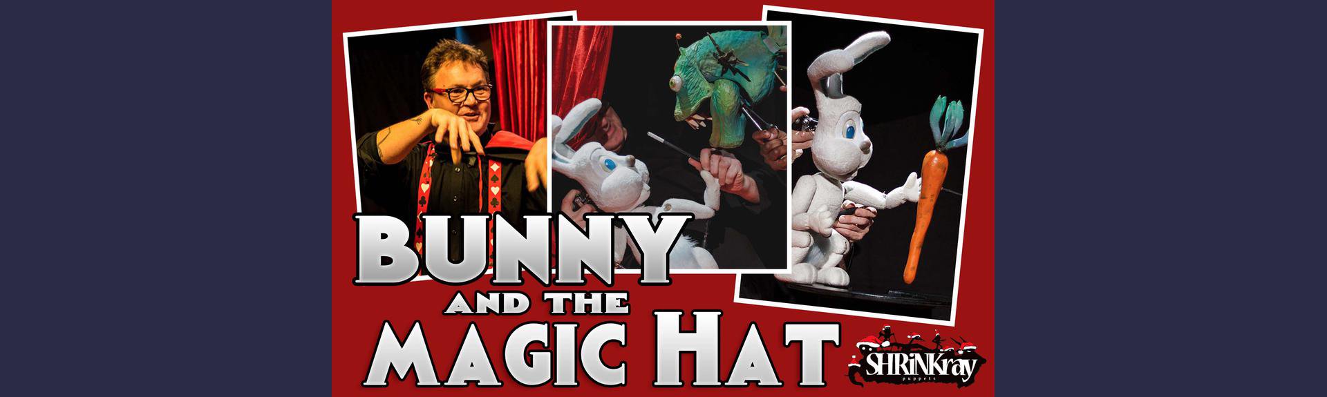 "Bunny and the Magic Hat" a family puppet show.