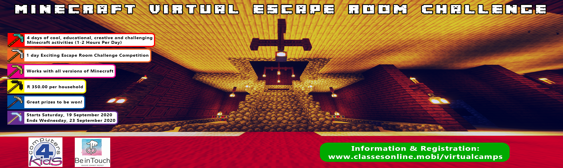 Minecraft Virtual Escape Room Challenge