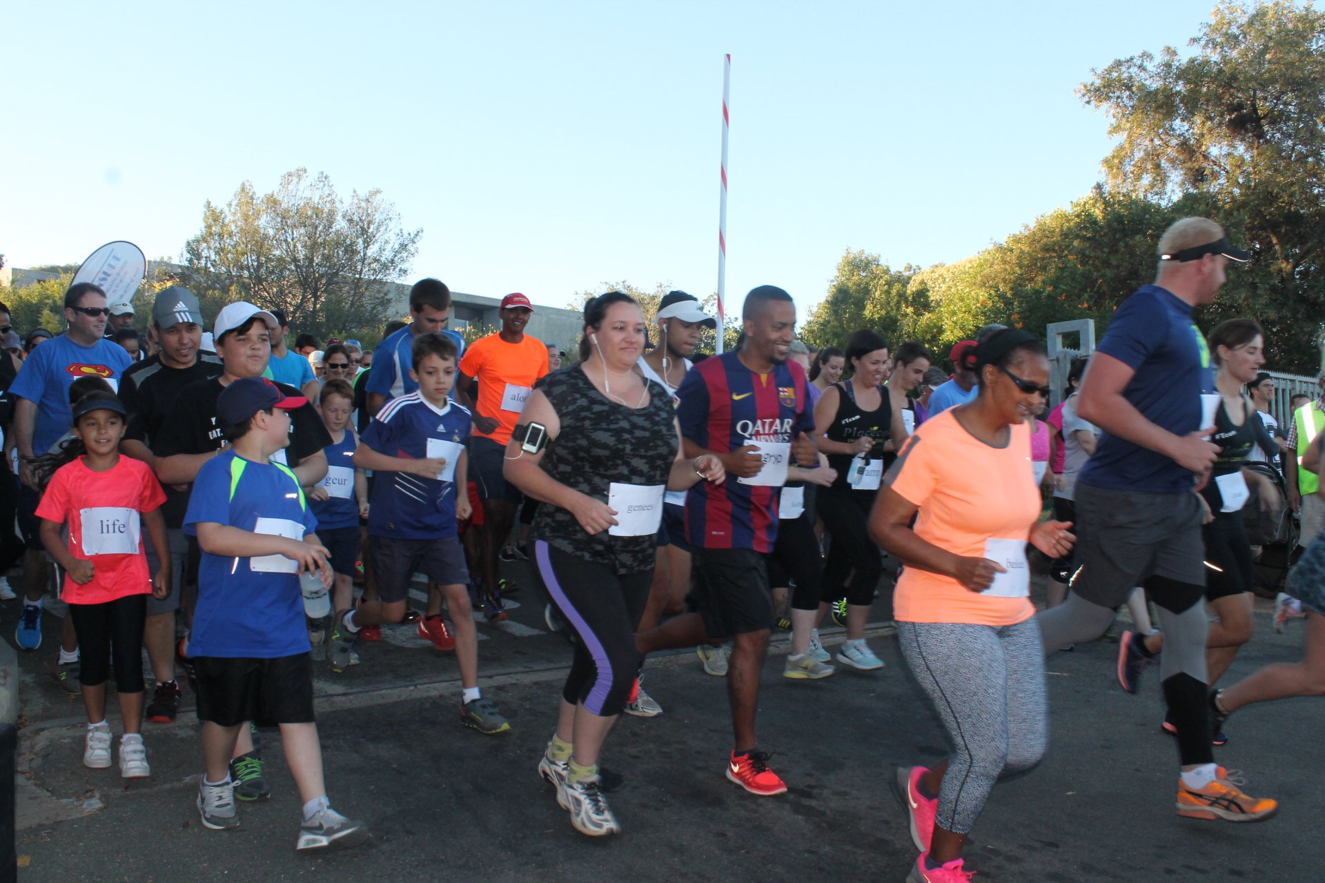 Fun Run above Paarl in aid of children with autism