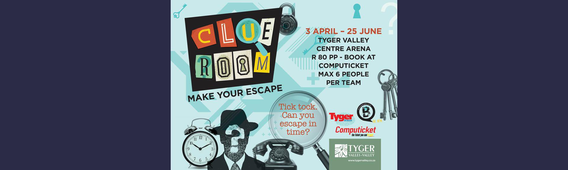 Clue Room, Mystery escape game, do you have what it takes?