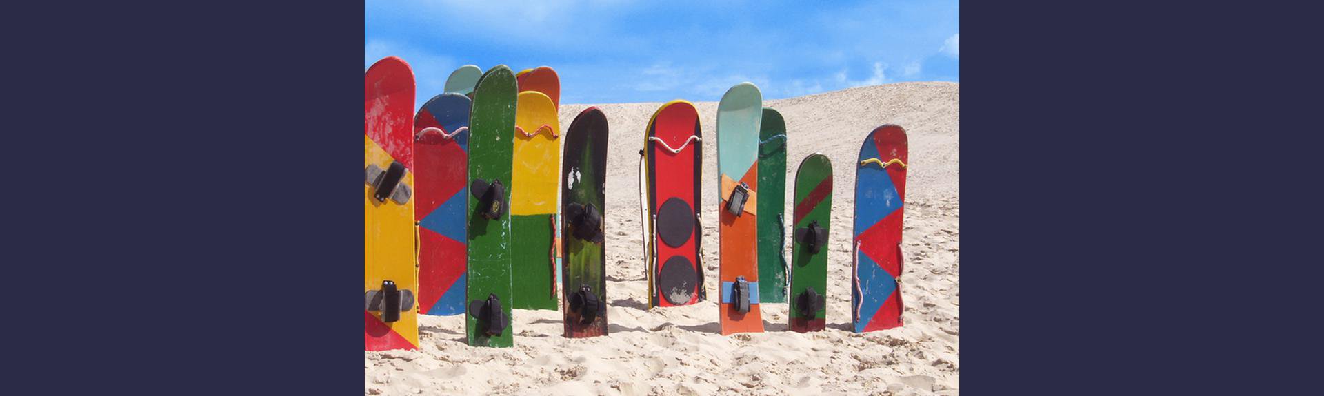 Longest Sandboarding dune south africa