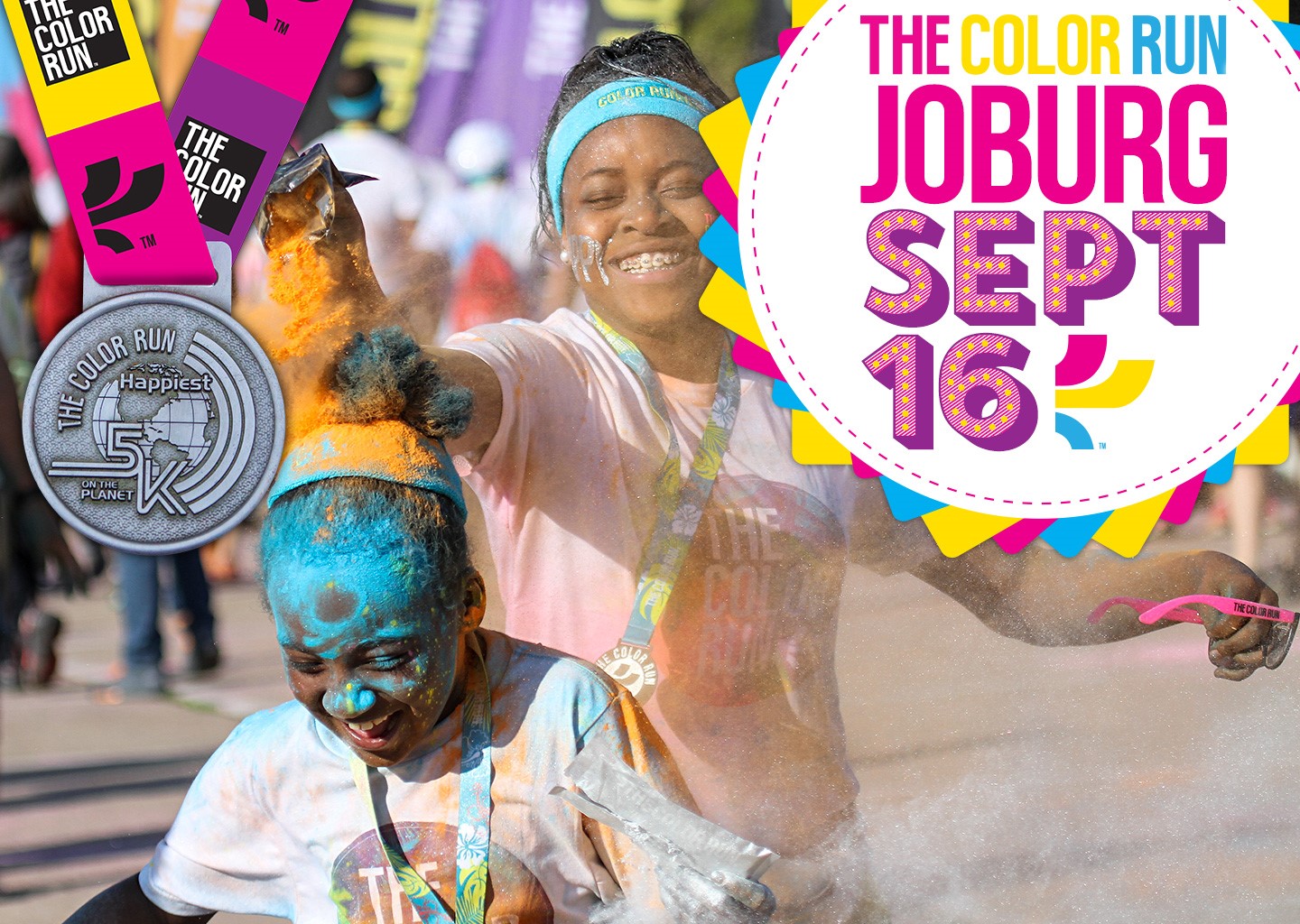 Enter to WIN 2 Adult + 2 Kids tickets and a selection of goodies for the @TheColorRunSA in Johannesburg!