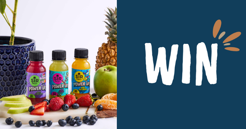 WIN the entire range of Sir Fruit’s newest addition of kids smoothies and health shots!