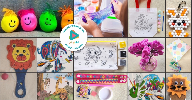 Kids’ holiday workshops at Playalot Indoor Adventure Park in Durbanville with crafts, slime, colouring and creative winter activities.